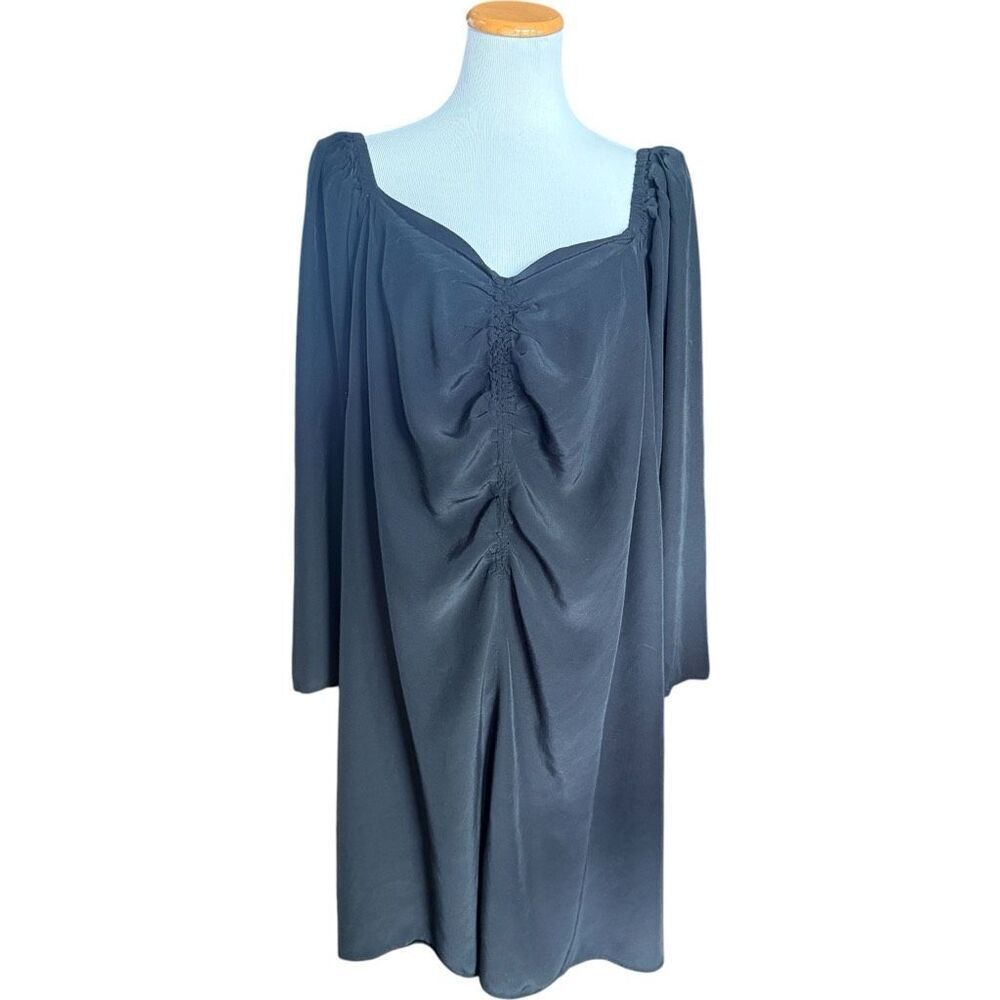 New Womens A New Day Black Long Sleeve Chic Party Dress - Sz 4X